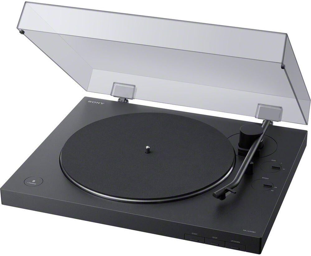 SONY PS-LX310BT Belt Drive Bluetooth Turntable - Black, Black