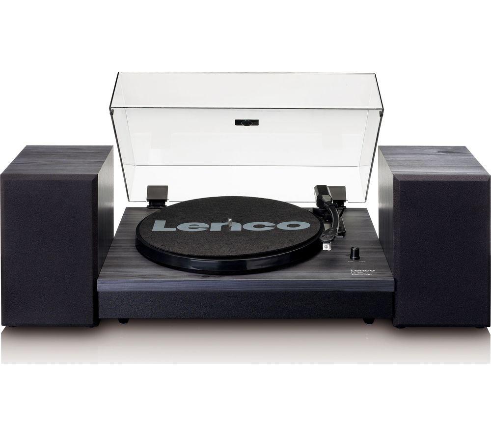 LENCO LS-300 Belt Drive Bluetooth Turntable - Black, Black