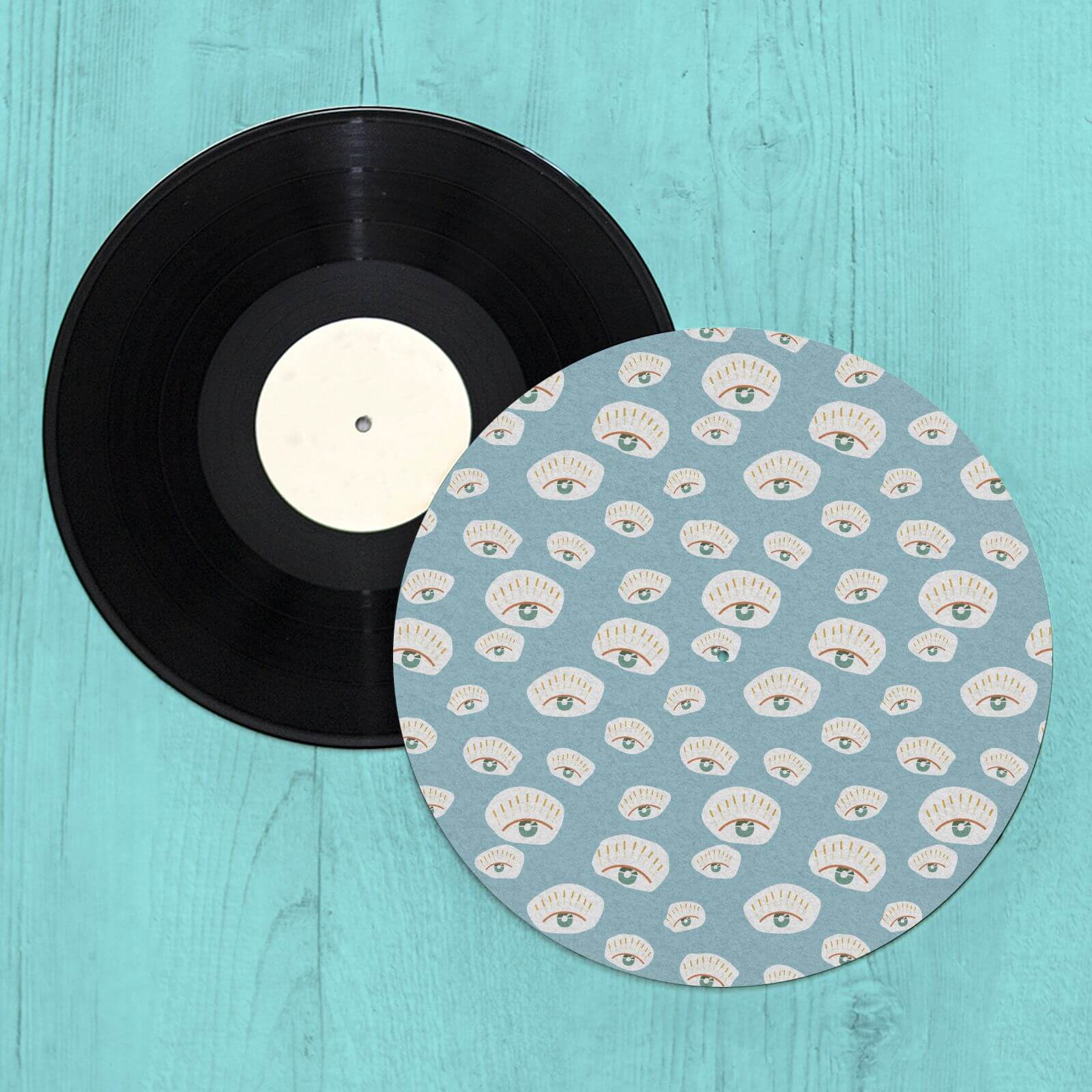 By IWOOT Eyes Turntable Slip Mat