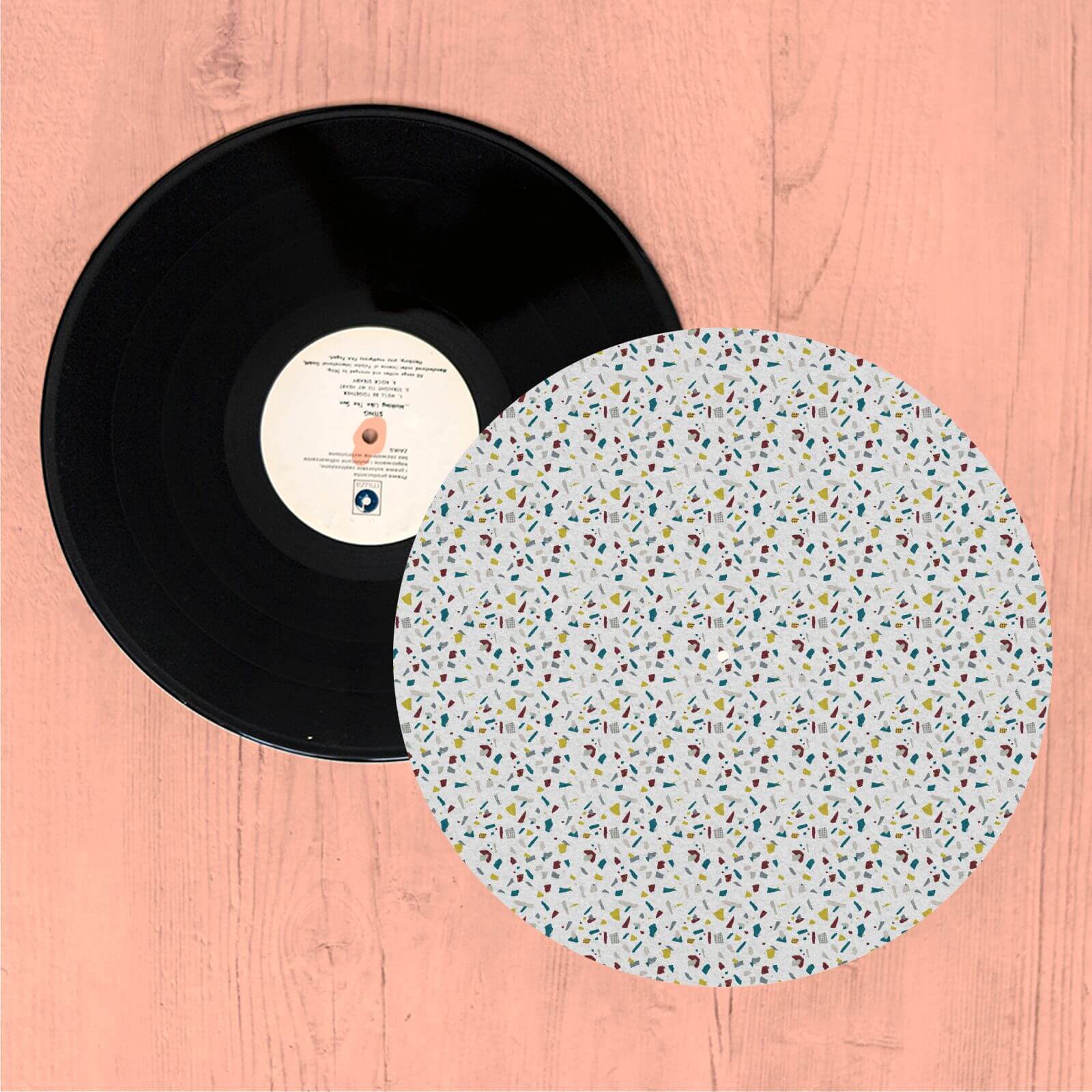 By IWOOT Terrazzo Turntable Slip Mat