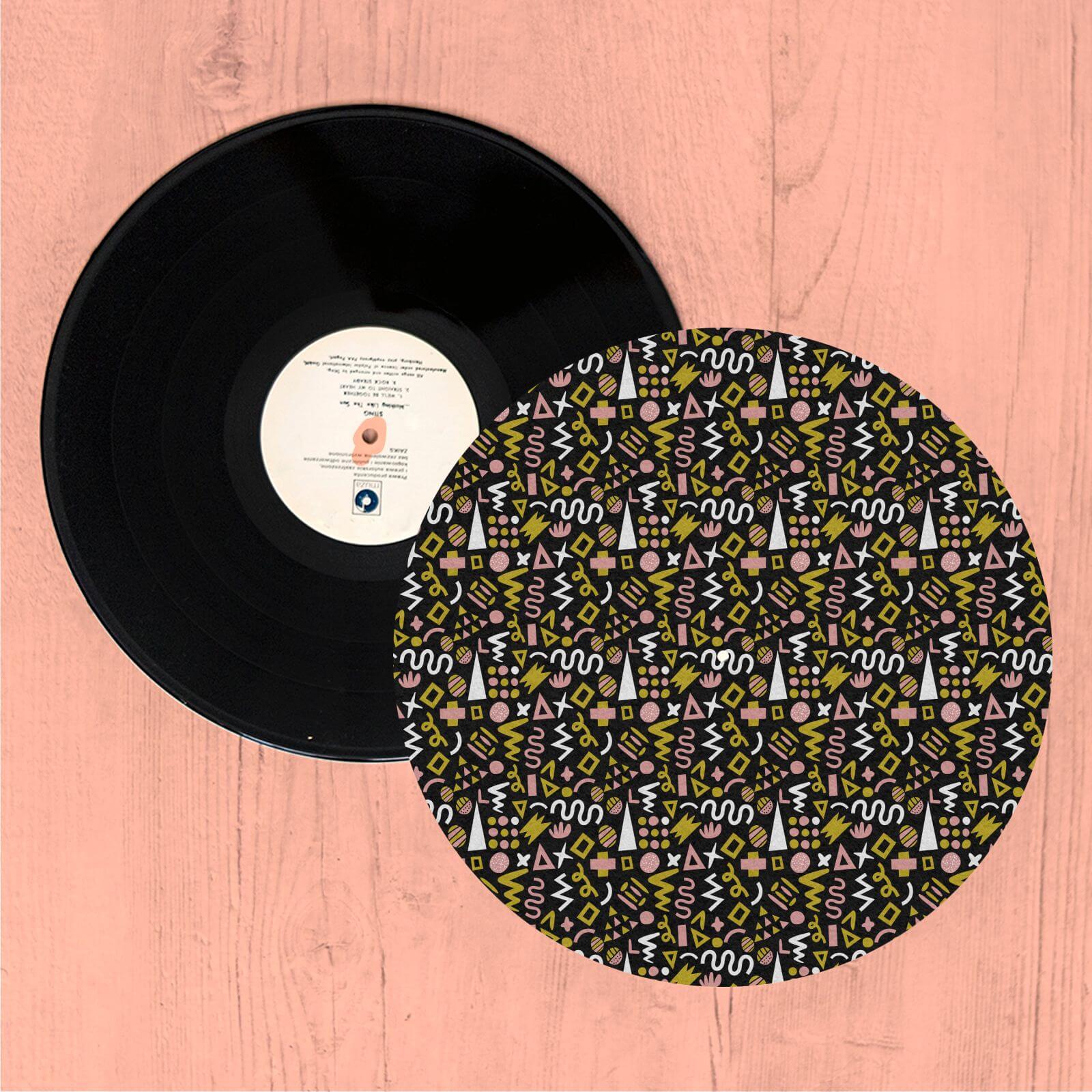 By IWOOT Crazy Funky Pattern Turntable Slip Mat