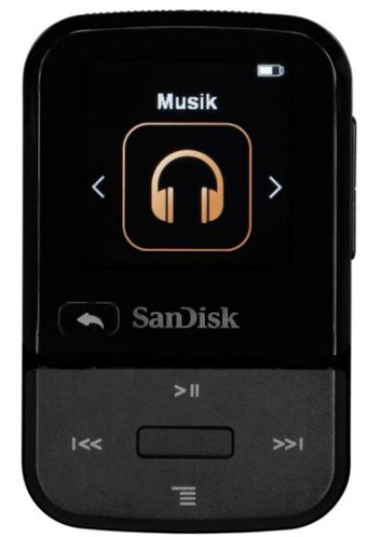 SanDisk Clip Sport Go New - MP3-Player 16GB - Schwarz