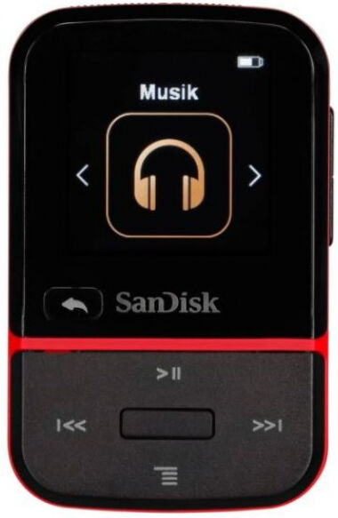 SanDisk Clip Sport Go New - MP3-Player 32GB - Rot