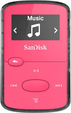 SanDisk Clip JAM (New-Version) - MP3-Player 8GB - Pink