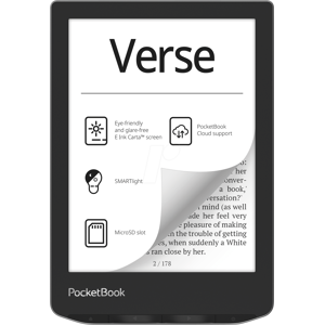 POCKETBOOK 629-M - E-Book-Reader Verse, Mist Grey