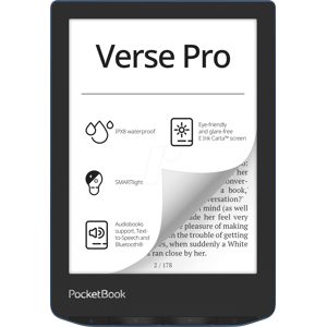 POCKETBOOK 634-A - E-Book-Reader Verse Pro, Azure