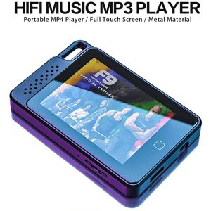 Bobo Life Hochwertiger Hifi-Musik-Mp3-Player, Bluetooth 5.0, Touchscreen, Multifunktionaler Mp4-Video-Player, Tragbar, Fm/e-Book/aufnahme