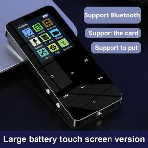 Gmyel-1 Neu 1,8 Zoll Metal Touch Mp3 Mp4 Musik-Player Bluetooth 4.2 Unterstützt Karte, Mit Fm-Wecker, Schrittzähler, E-Book, Integriertem Lautsprecher
