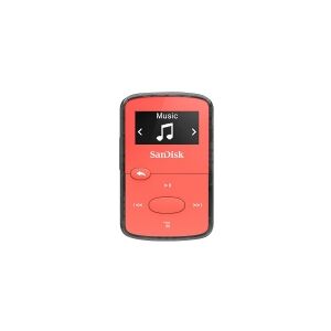 SanDisk Clip Jam - Digital afspiller - 8 GB - rød