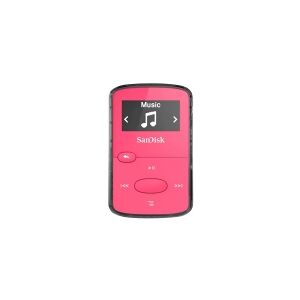 SanDisk Clip Jam - Digital afspiller - 8 GB - rød