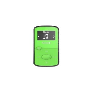 SanDisk Clip Jam - Digital afspiller - 8 GB - grøn