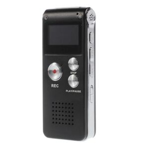 MTK SK-012 bærbar 8 GB digital stemmeoptager USB-flashdrev MP3-afspi Black