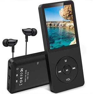 AGPTEK VERIFIE   REFUSEZ Le Faux   Lecteur MP3 Ultra-Longue autonomie jusqu'à 70 Heures de Musique avec Un écran de 4,6 cm (Slot Carte mémoire de 64Go), Noir - Publicité