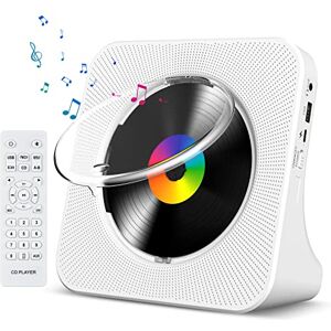 Lecteur cd portable de bluetooth, lecteur de musique mural avec