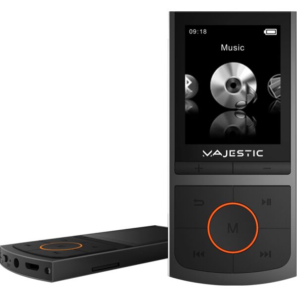 majestic bt-8057r lettore mp4 / mp3 portatile bluetooth display 1.8 colore grigio - bt-8057r