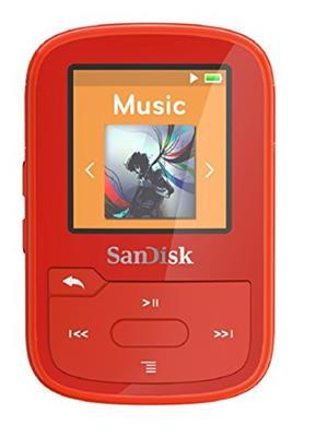 SanDisk SDMX28-016G-G46R lettore e registratore MP3/MP4 Lettore MP3 Rosso 16 GB