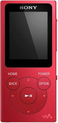 Sony Lettore Mp3  Nw-E394 8Gb Display 1.77" Jack 3.5Mm/Usb Rosso