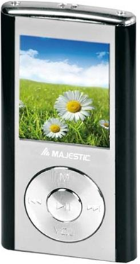 Majestic SDA-4357RBK Lettore MP3 Nero, Argento 4 GB