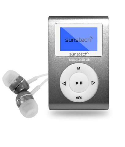 Sunstech MP3 Dedalo II 8Gb micro USB Lettore MP3 Grigio