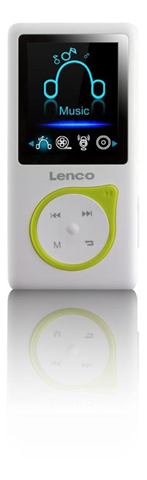 Lenco Xemio-668 Lettore MP3 Verde, Lime, Bianco 8 GB