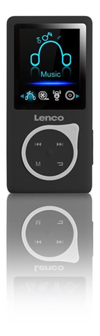 Lenco Xemio-668 Lettore MP3 Nero, Bianco 8 GB