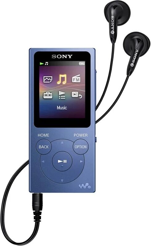 Sony nw-e394 mp3 8gb azul