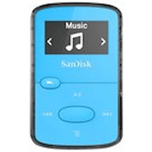 SanDisk Clip Jam - Digital spelare - 8 GB - blå (Säljs som
