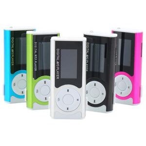 LOMEII Electronic Mini USB Clip MP3 Music Media Player LCD Screen Support 16GB Micro SD TF Card