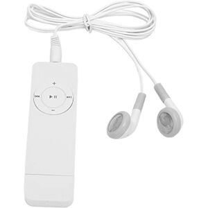 Yosoo MP3 Music Player, Mini MP3 Player, Portable Music Player, MP3 Player Lossless Sound Support Up to 64GB Mini Music Player for Students Running Travel (White)