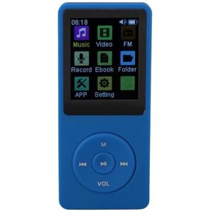 PUSOKEI MP3 Music Player, 1.8inch TFT Screen Portable 7 Modes Music Player,with Picture Function, Video Playback,Supports Expanded Up to 64GB, for Students, Kids, Sports (Blue)