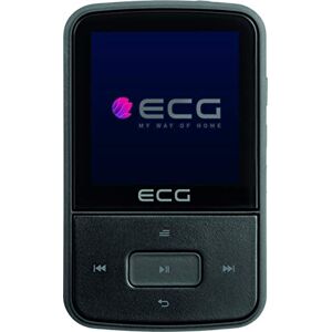 ECG PMP 30 8GB Black MP3/MP4 Player - 8GB Memory - 30 FM Transmitter Dialling Codes - MP3 from Micro SD Card - Voice Recorder - Sports Clip - Button Lock - USB 2.0 - Premium Earphones - Black