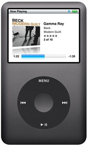 Refurbished: Apple iPod Classic 6th Generation 120GB - Black, C