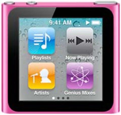 Refurbished: Apple iPod Nano 6th Generation 16GB - Pink, C