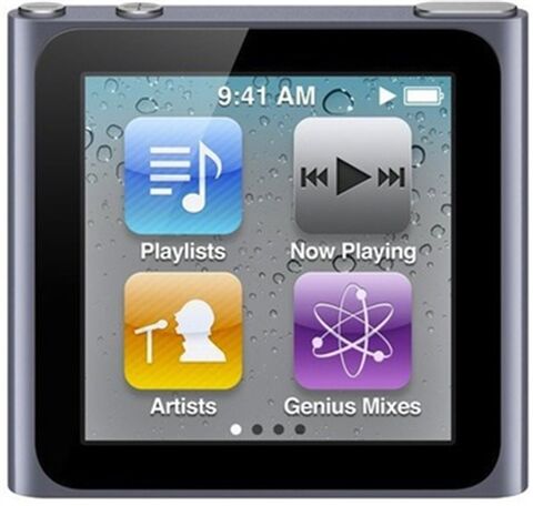 Refurbished: Apple iPod Nano 6th Generation 8GB - Graphite, C