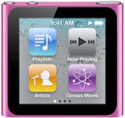 Refurbished: Apple iPod Nano 6th Generation 8GB - Pink, B