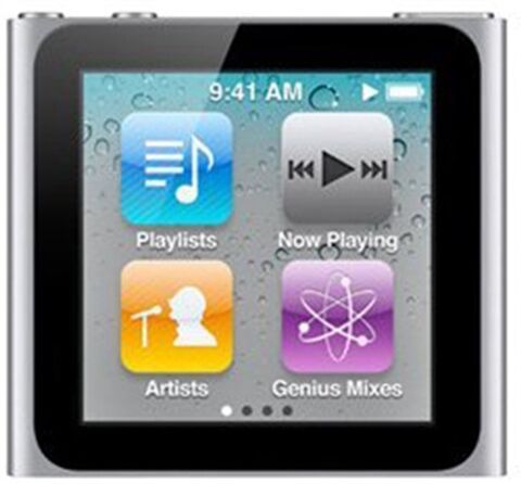 Refurbished: Apple iPod Nano 6th Generation 8GB - Silver, C