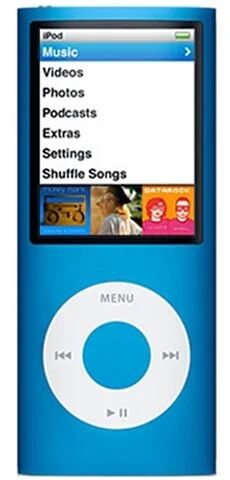 Refurbished: Apple iPod Nano 4th Generation 16GB - Blue, C