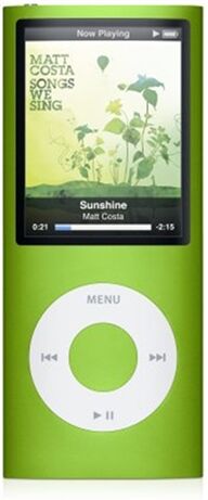 Refurbished: Apple iPod Nano 4th Generation 8GB - Green, B