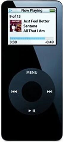 Refurbished: Apple iPod Nano 1st Generation 4GB - Black, B