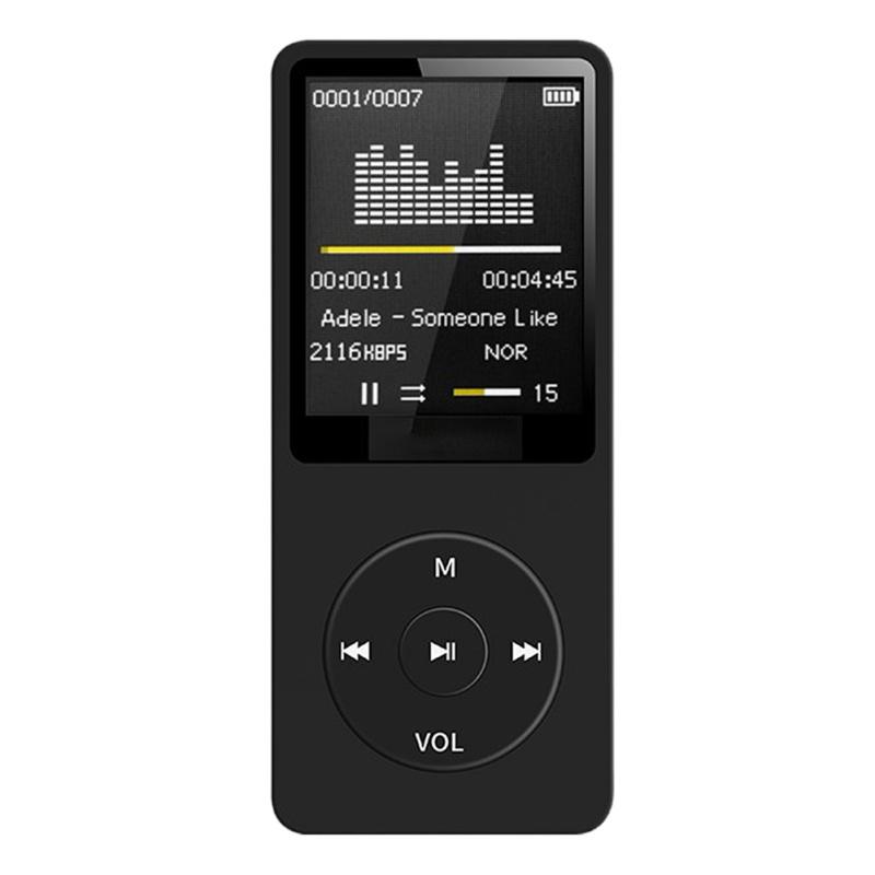 A Family Bluetooth-compatible Mp3 Music Player Lossless Portable Fm Radio External Ultra-thin Student Mp3