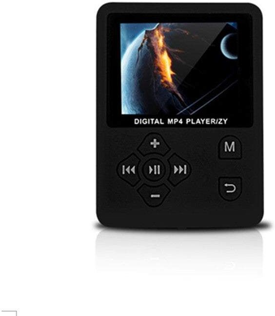 HOD Health&Home Mp3 Players Mp4 Digital 1.8 Inches Colour Screen Music Lossless Audio Video Support E Book Black