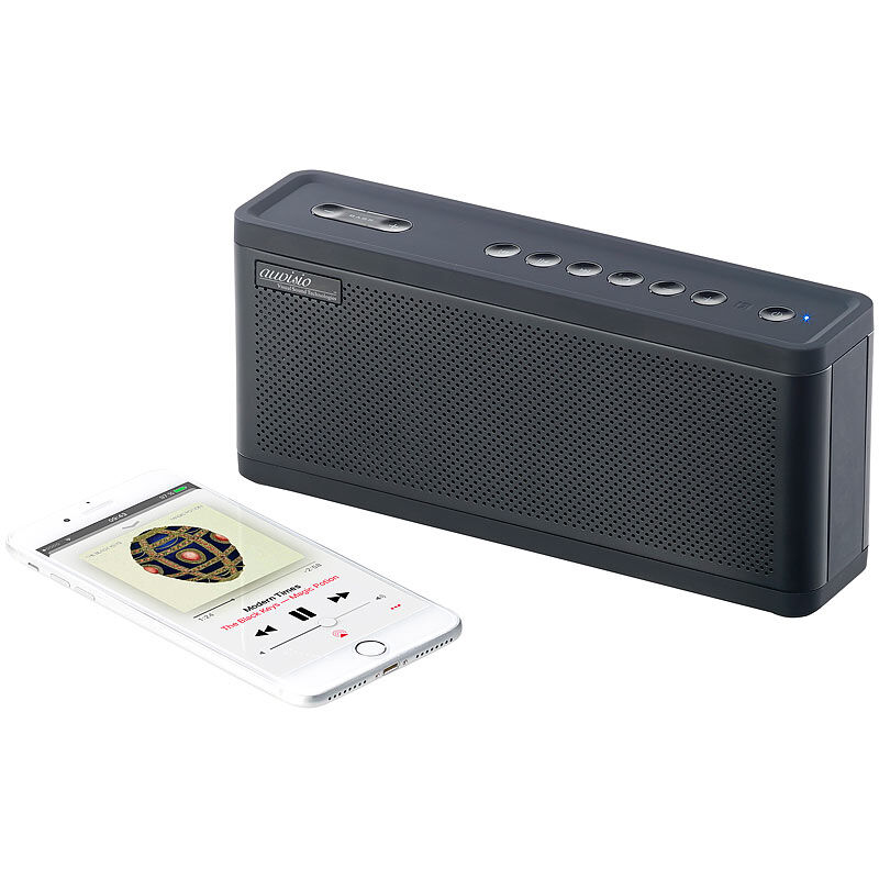 auvisio Premium 2.1-Lautsprecher, 6.700-mAh-Akku, Bluetooth, NFC, 50 Watt