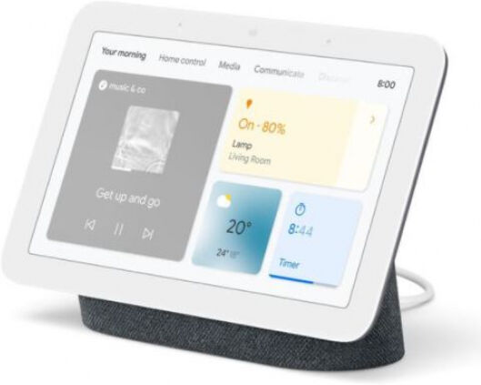 Google Nest Hub 2 - Smart Speaker mit 7 Zoll Display - Carbon