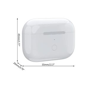 Til Airpod Pro erstatning Trådløst opladningsetui 660 Mah etui Support Wireless Ch (FMY) Hvid