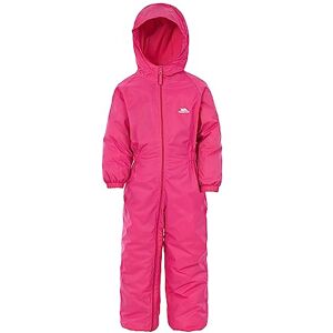 Trespass Unisex Kinder DRIPDROP Wasserdichter Regenanzug Mit Kapuze, Rosa (Gerbera), 2/3 Jahre