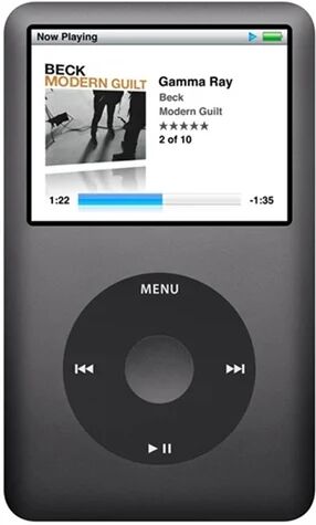 Refurbished: Apple iPod Classic 6th Generation 120GB - Black C