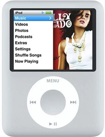 Refurbished: Apple iPod Nano Video 3rd Generation 4GB - Silver, B