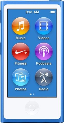 Refurbished: Apple iPod Nano 7th Generation 16GB - Blue, B