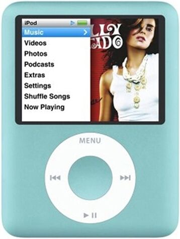 Refurbished: Apple iPod Nano Video 3rd Generation 8GB - Blue, C