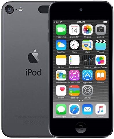 Refurbished: Apple iPod Touch 6th Generation 128GB - Space Grey, C